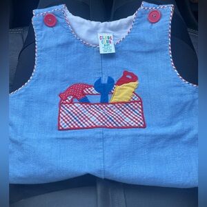 Class Club Blue Kids Bib with Tool Design